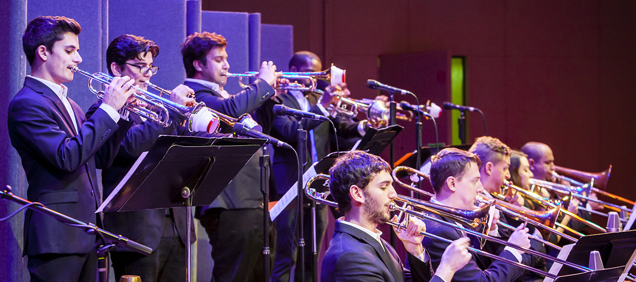 Horn Section of the FROST Jazz Band